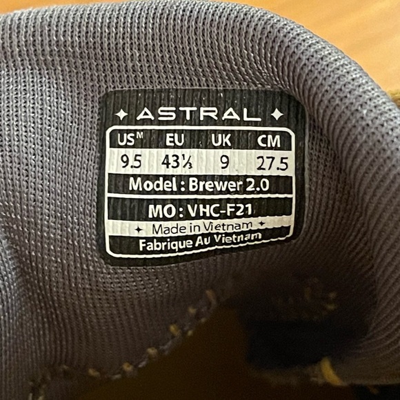 Astral Men’s Brewer 2.0 Water Shoes Storm Navy Size 9.5 - Picture 14 of 14